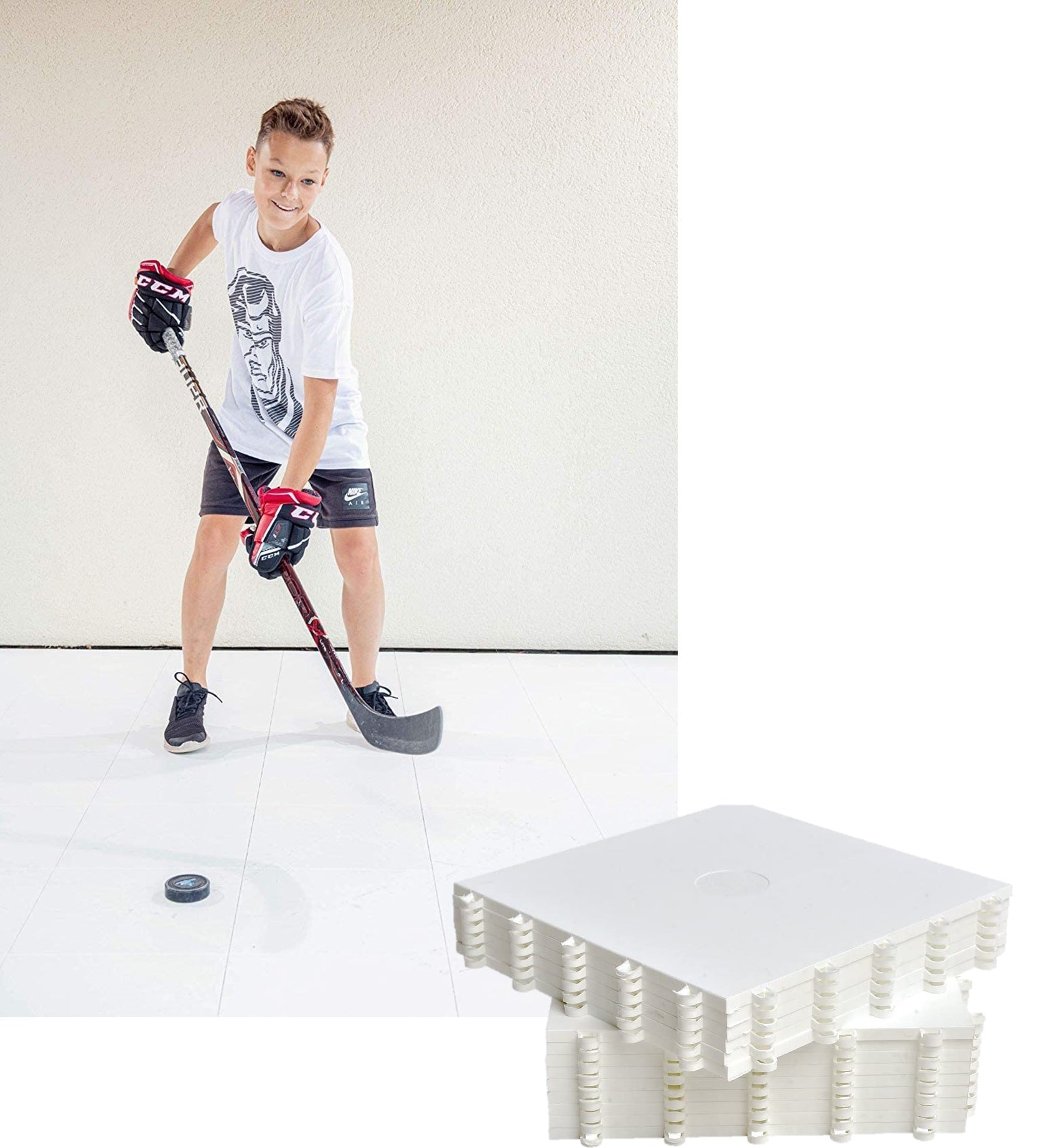 MY Puzzle Shootingpad Hockey Floor 18 Pieces | 2m²